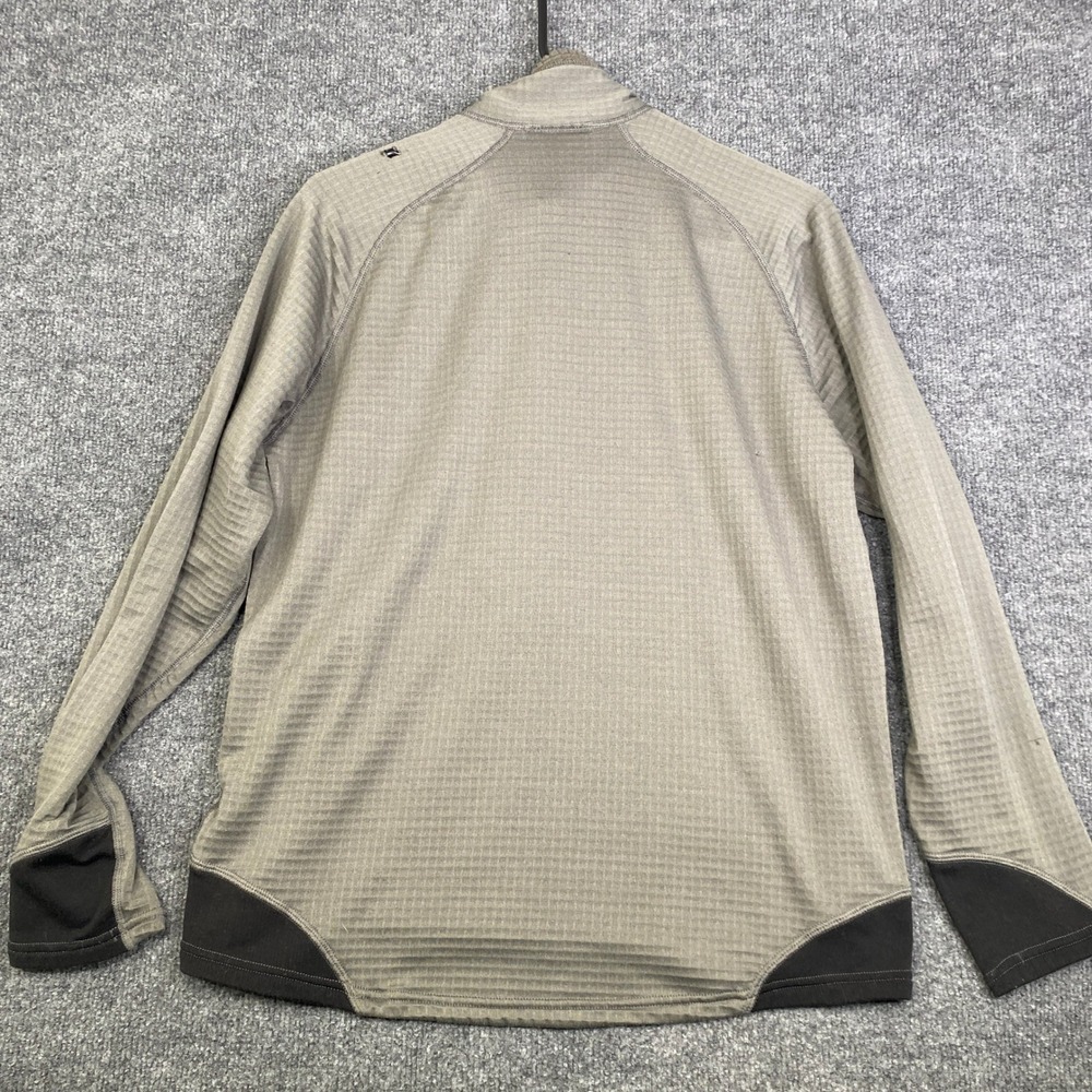 Patagonia R1 Regulator Fleece Pullover Mens Medium Gray 1/4 Zip 40102FA Made USA - Picture 11 of 12